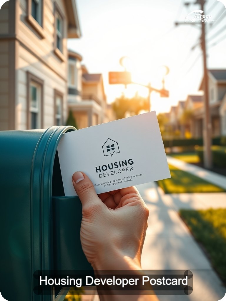 Housing Developer Postcard Sample 08 · 5" x 7" design sample