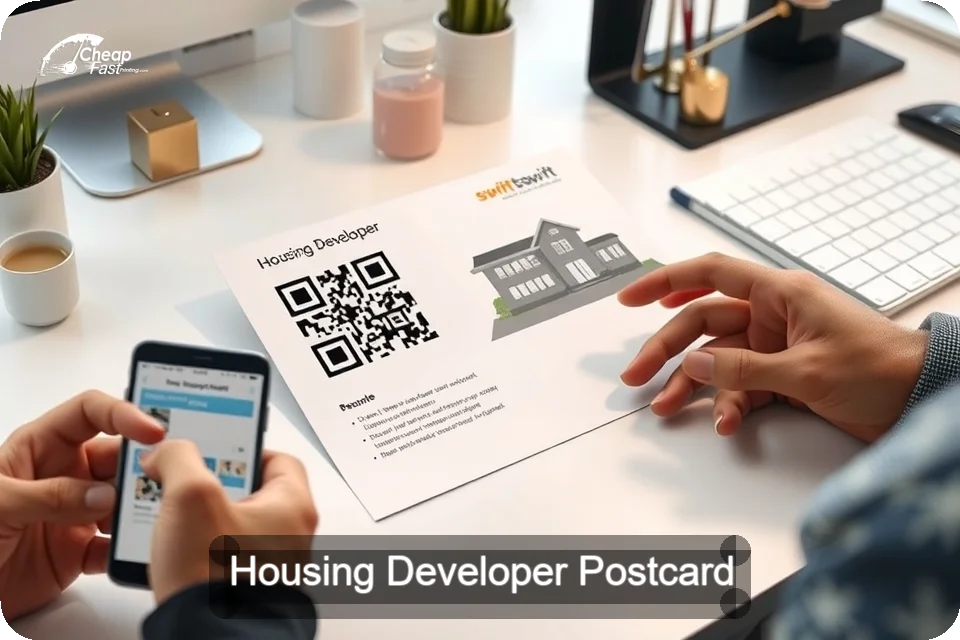 Housing Developer Postcard Sample 09 · 6" x 9" design sample