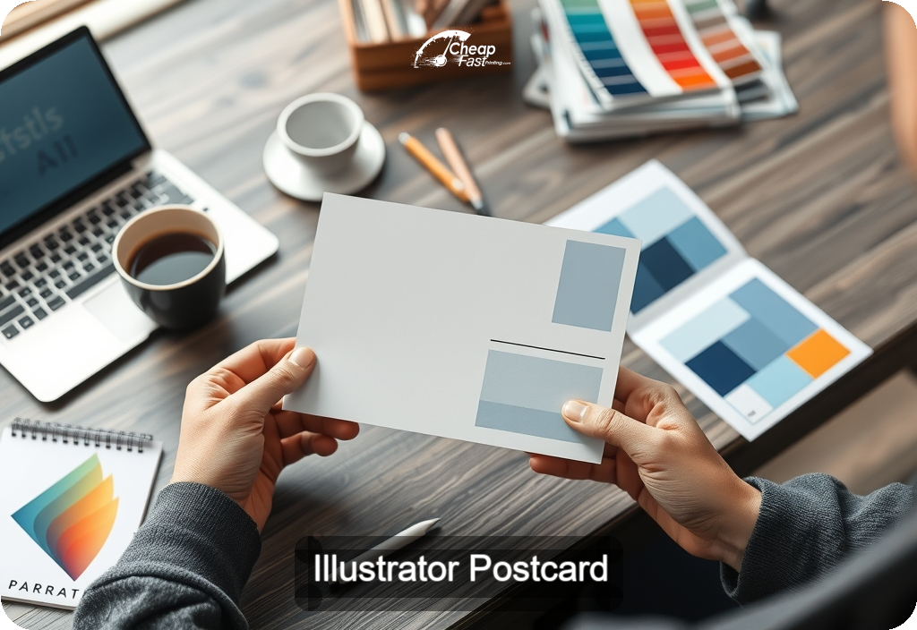 Illustrator Postcard Sample 10 · 4" x 6" design sample