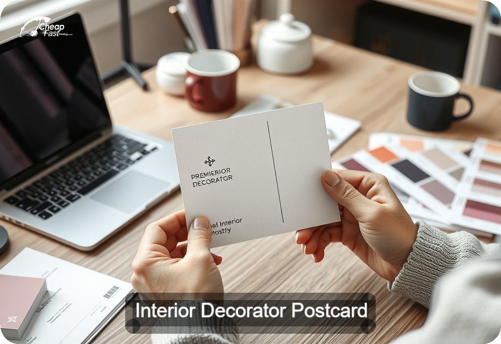 Interior Decorator Postcard Sample 07 · 4" x 6" design sample