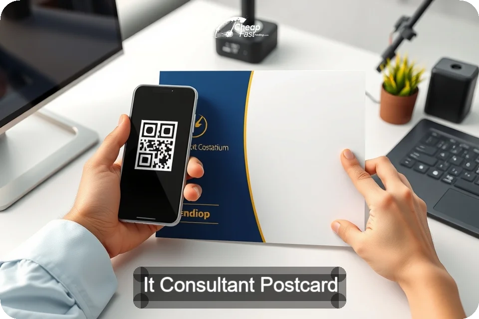 It Consultant Postcard Sample 09 · 6" x 9" design sample