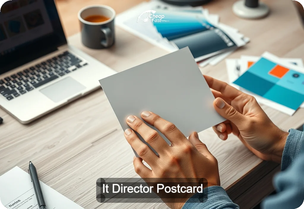 It Director Postcard Sample 05 · 4" x 6" design sample