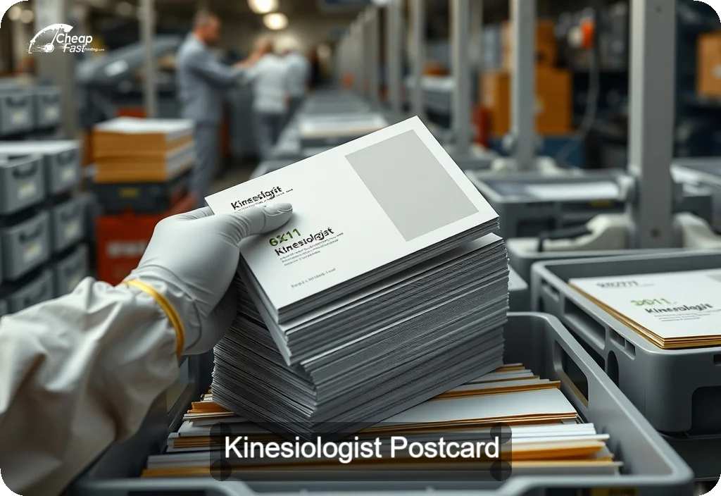 Kinesiologist Postcard Sample 04 · 6" x 11" design sample