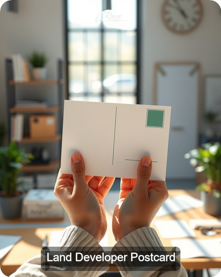 Land Developer Postcard Sample 02 · 4.25" x 5.5" design sample