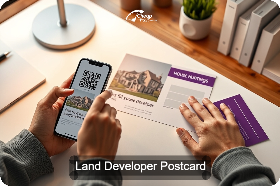 Land Developer Postcard Sample 09 · 6" x 9" design sample