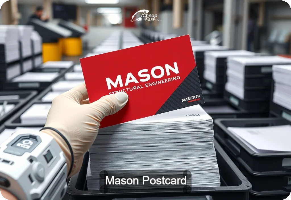 Mason Postcard Sample 05 · 6" x 11" design sample