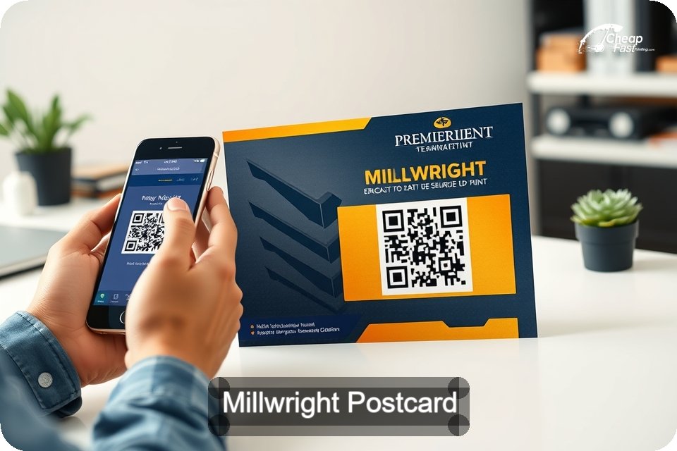 Millwright Postcard Sample 01 · 6" x 9" design sample