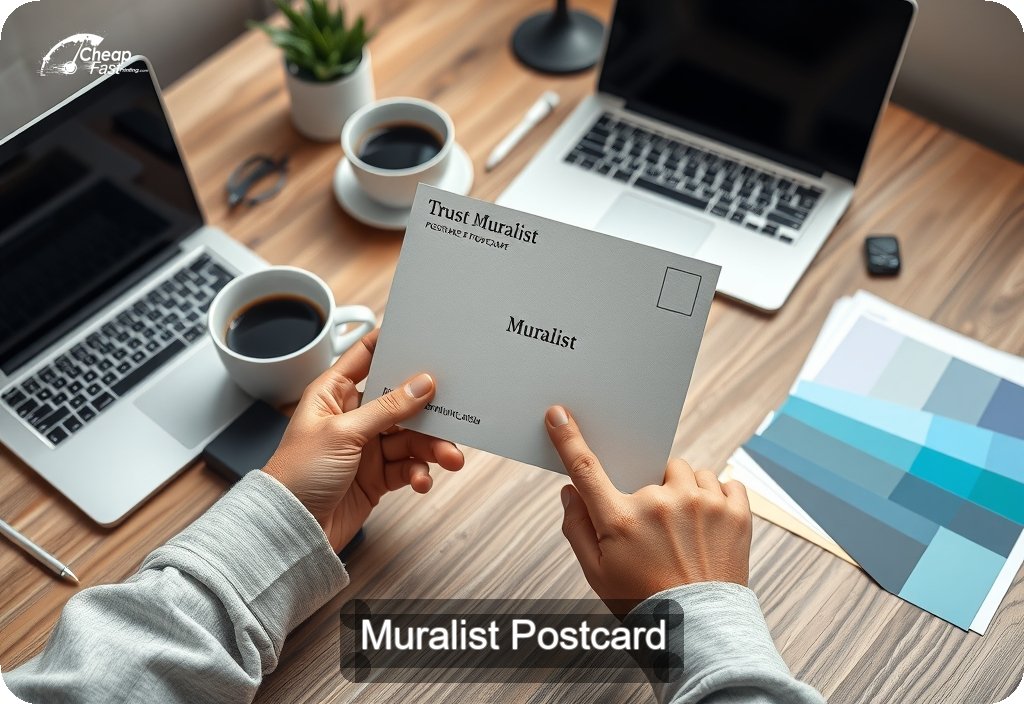 Muralist Postcard Sample 03 · 4" x 6" design sample