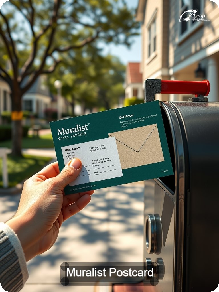 Muralist Postcard Sample 04 · 5" x 7" design sample