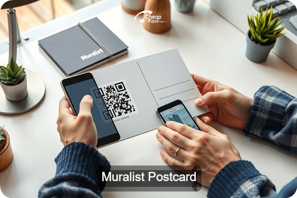 Muralist Postcard Sample 05 · 6" x 9" design sample