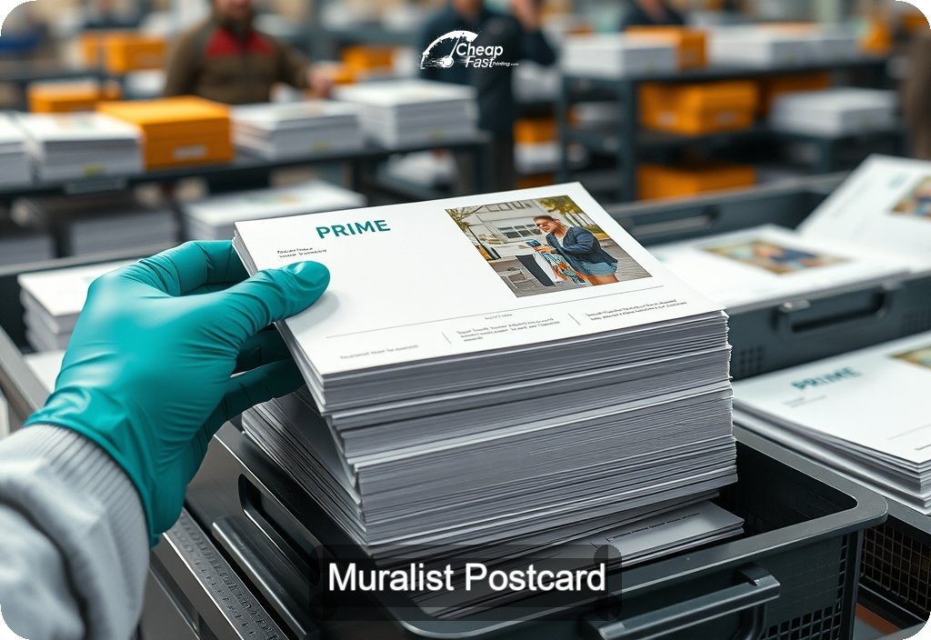 Muralist Postcard Sample 06 · 6" x 11" design sample