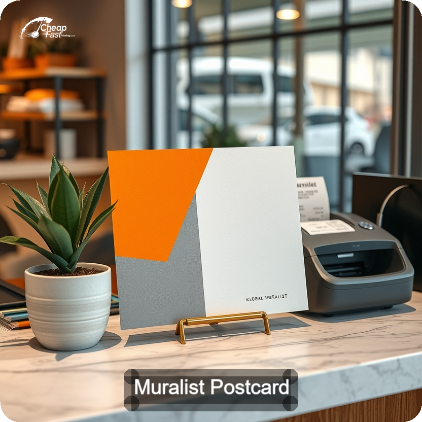 Muralist Postcard Sample 07 · 5" x 5" design sample