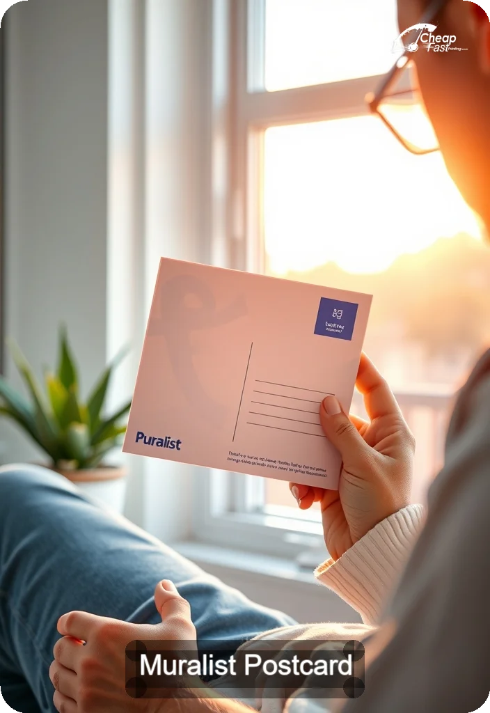 Muralist Postcard Sample 10 · 4.5" x 6.5" design sample