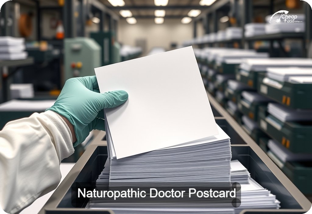 Naturopathic Doctor Postcard Sample 01 · 6" x 11" design sample