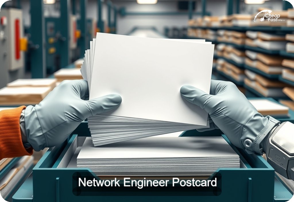 Network Engineer Postcard Sample 01 · 6" x 11" design sample