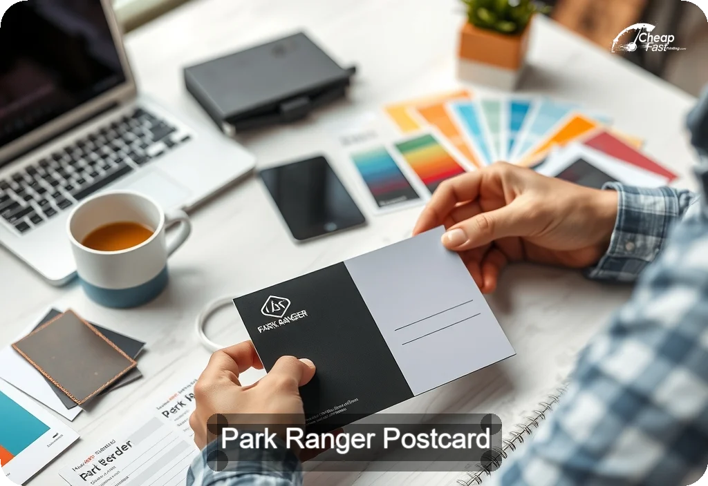 Park Ranger Postcard Sample 02 · 4" x 6" design sample