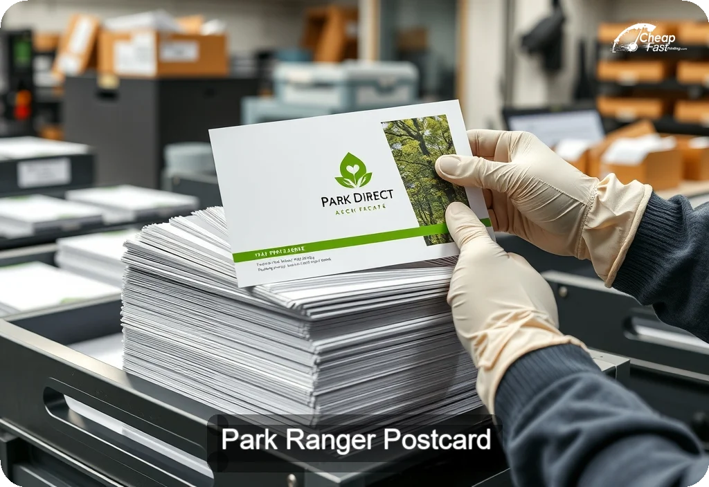Park Ranger Postcard Sample 05 · 6" x 11" design sample
