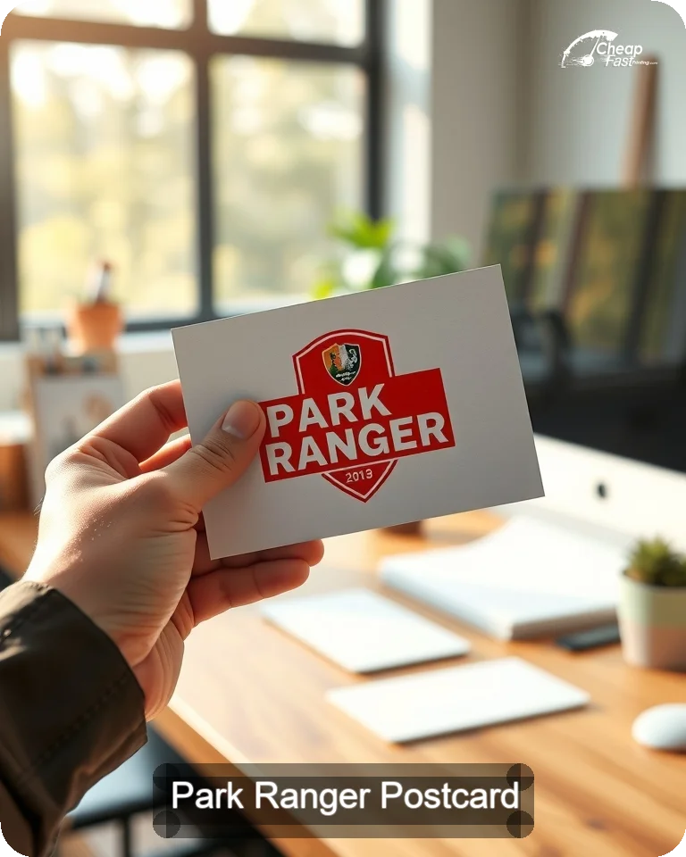 Park Ranger Postcard Sample 07 · 4.25" x 5.5" design sample