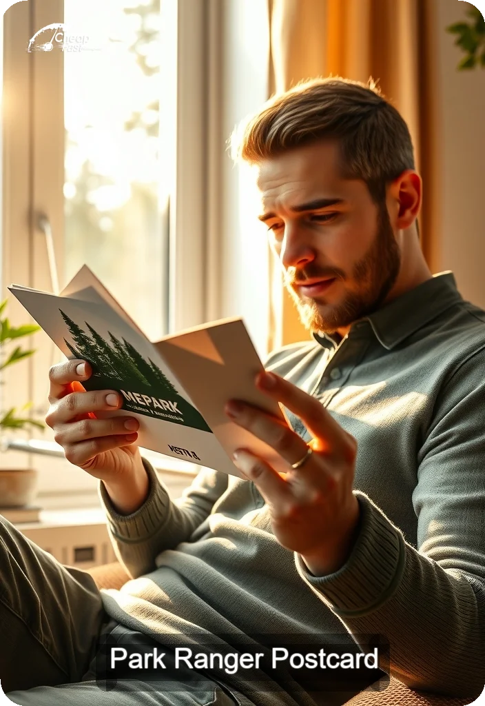 Park Ranger Postcard Sample 09 · 4.5" x 6.5" design sample