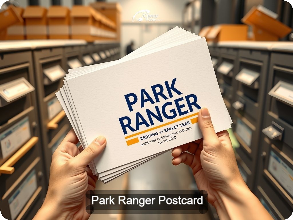 Park Ranger Postcard Sample 10 · 6.5" x 9" design sample