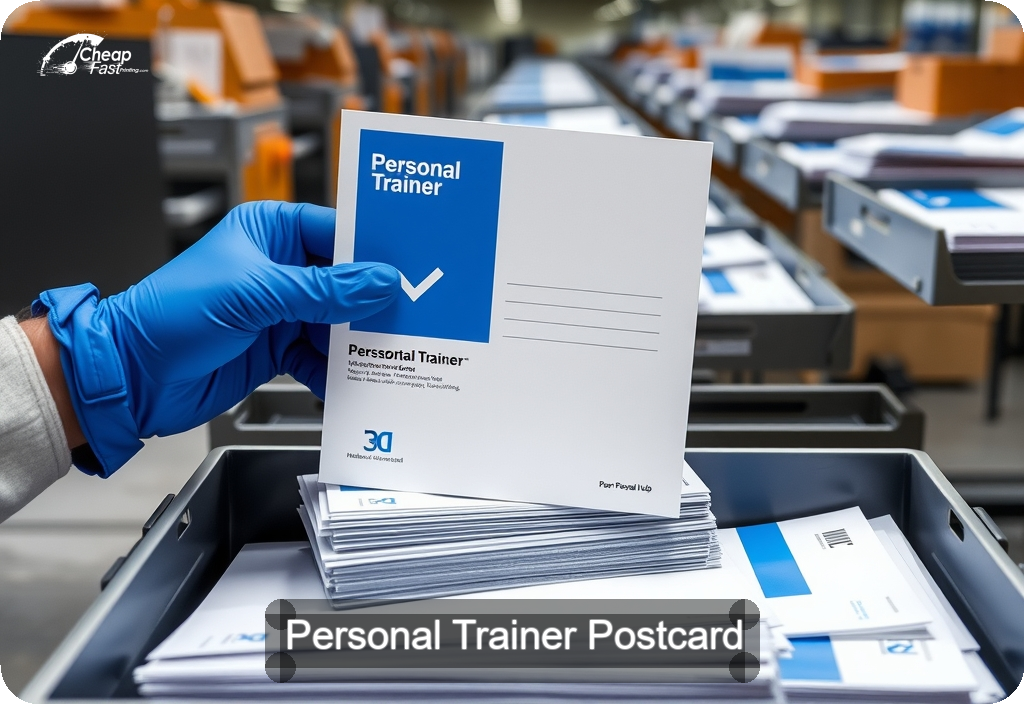 Personal Trainer Postcard Sample 04 · 6" x 11" design sample