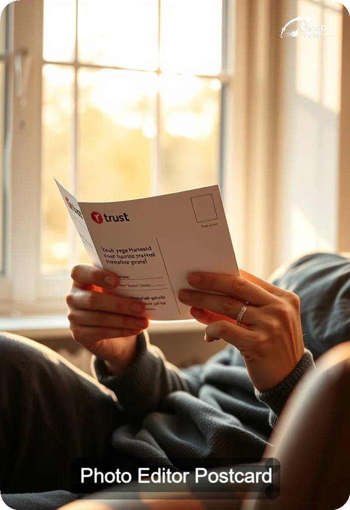 Photo Editor Postcard Sample 02 · 4.5" x 6.5" design sample