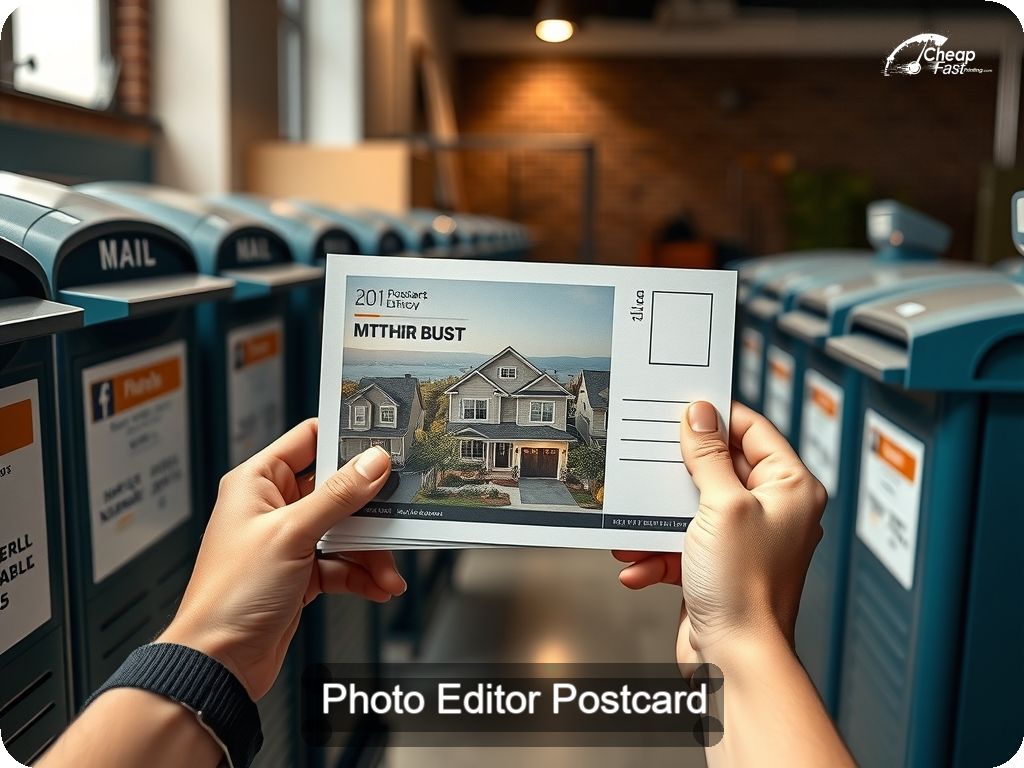 Photo Editor Postcard Sample 03 · 6.5" x 9" design sample