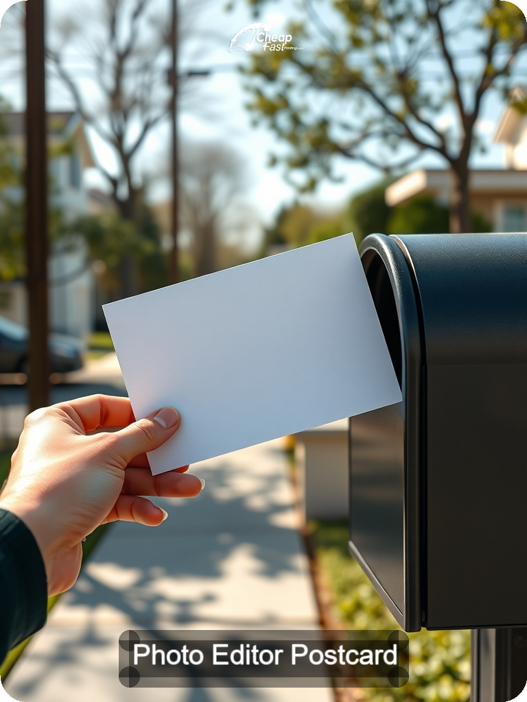 Photo Editor Postcard Sample 06 · 5" x 7" design sample