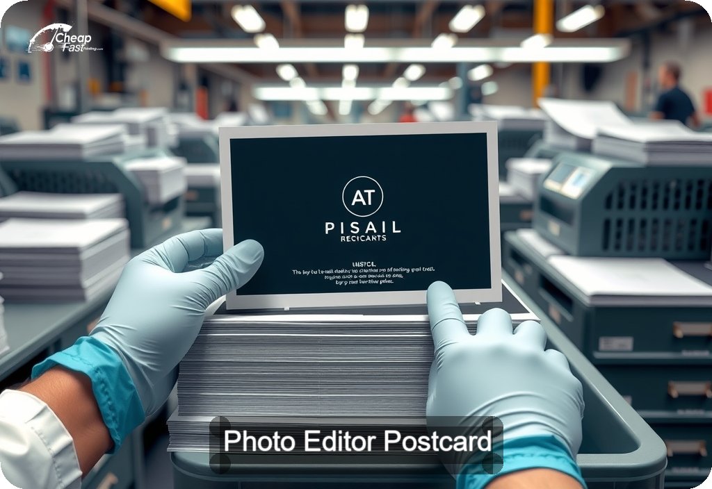 Photo Editor Postcard Sample 08 · 6" x 11" design sample