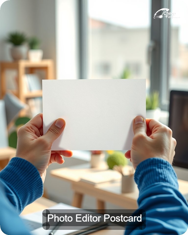 Photo Editor Postcard Sample 10 · 4.25" x 5.5" design sample