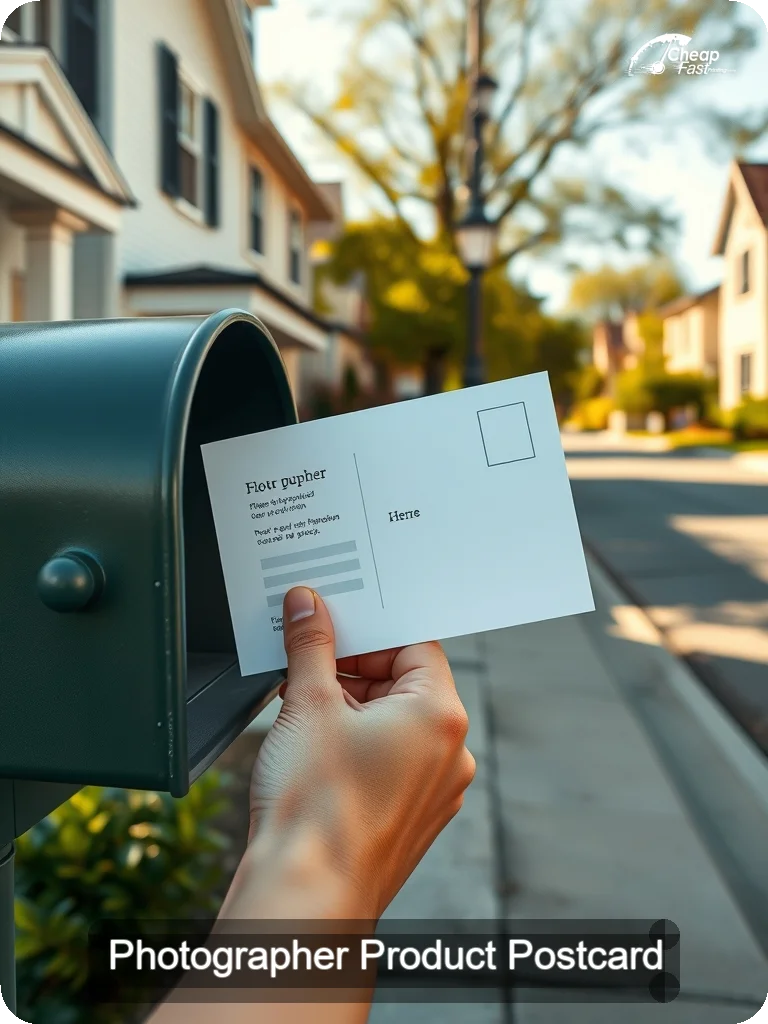 Photographer Product Postcard Sample 03 · 5" x 7" design sample