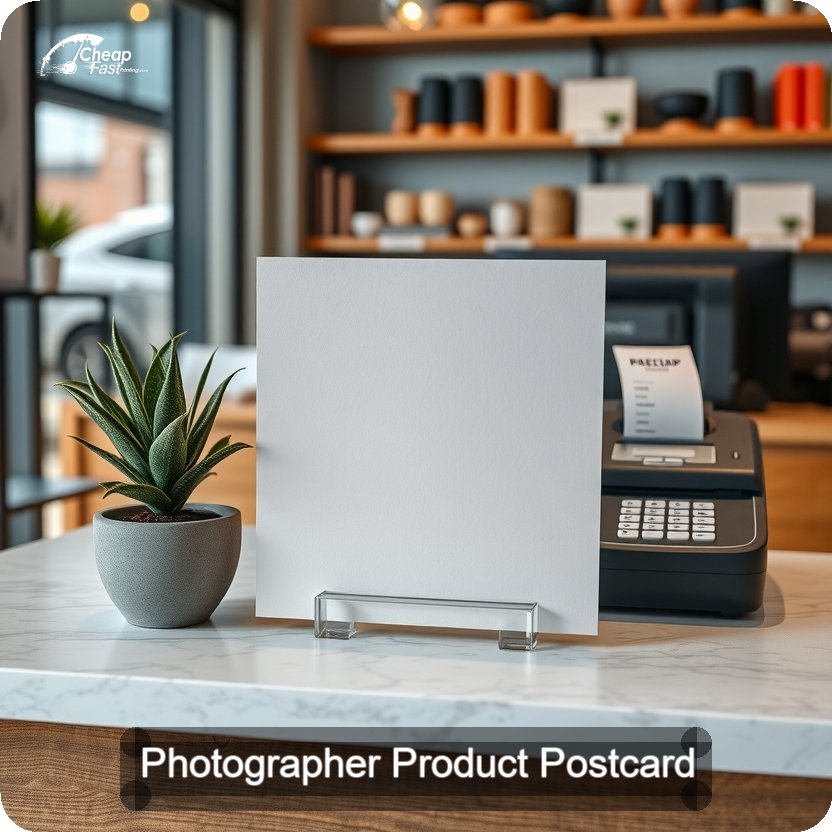 Photographer Product Postcard Sample 06 · 5" x 5" design sample