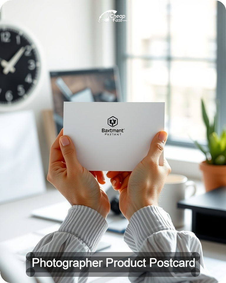 Photographer Product Postcard Sample 07 · 4.25" x 5.5" design sample