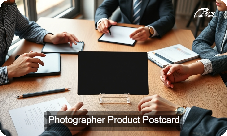 Photographer Product Postcard Sample 08 · 4" x 9" design sample