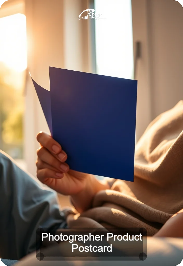 Photographer Product Postcard Sample 09 · 4.5" x 6.5" design sample