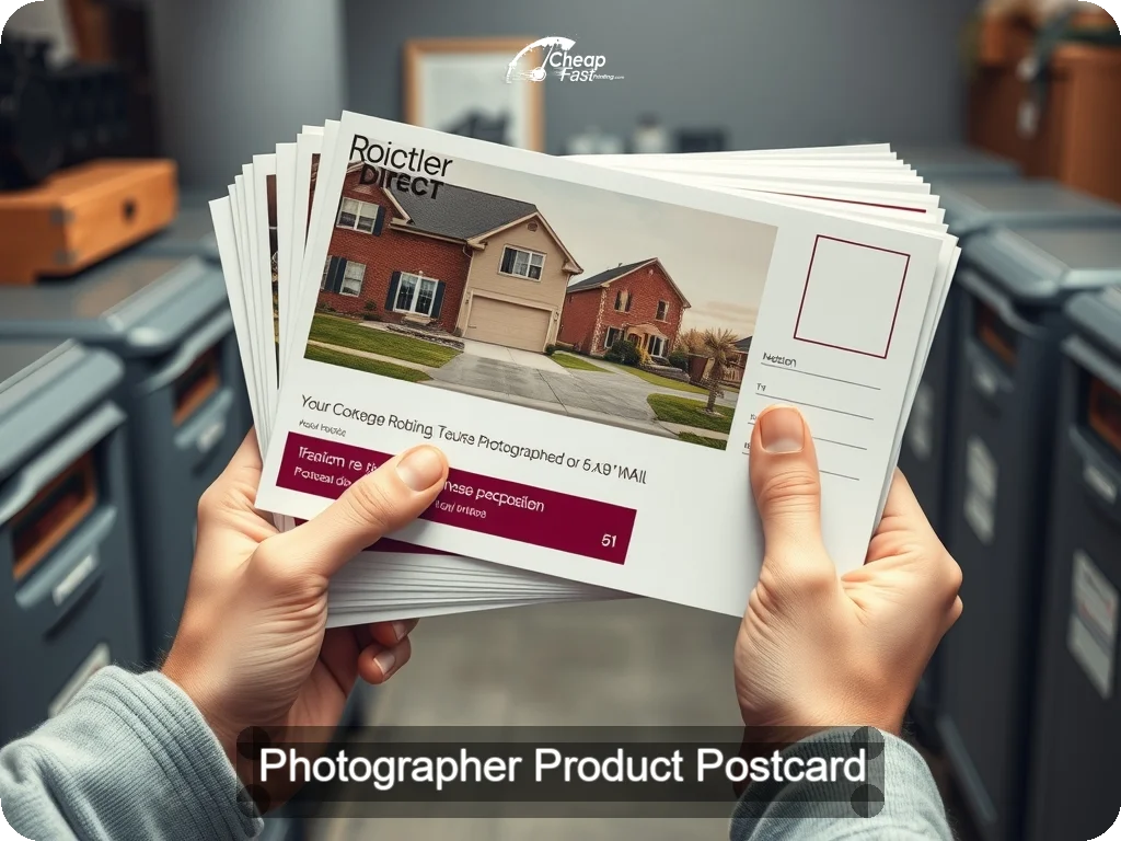 Photographer Product Postcard Sample 10 · 6.5" x 9" design sample