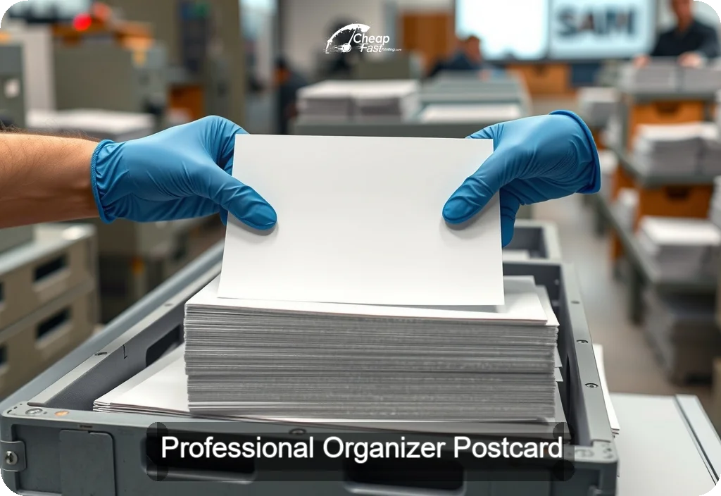 Professional Organizer Postcard Sample 09 · 6" x 11" design sample