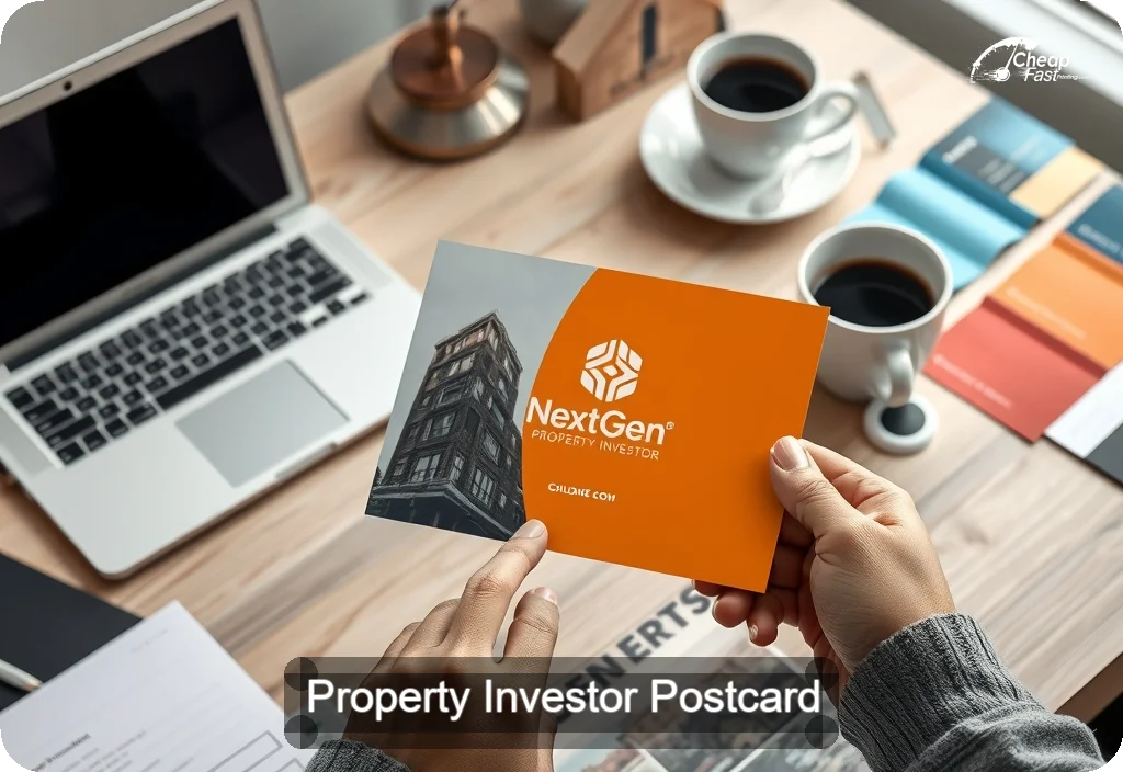 Property Investor Postcard Sample 02 · 4" x 6" design sample