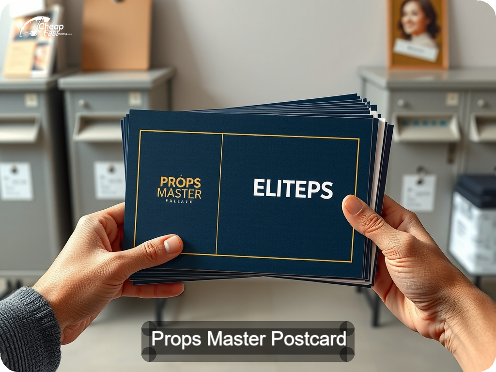 Props Master Postcard Sample 02 · 6.5" x 9" design sample