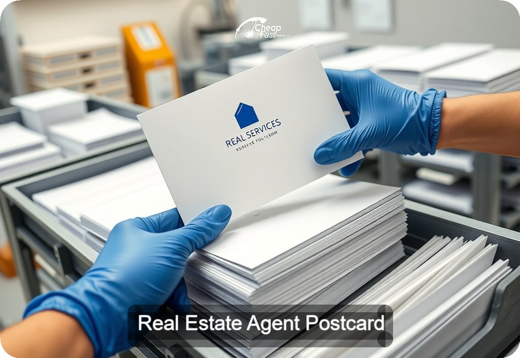 Real Estate Agent Postcard Sample 03 · 6" x 11" design sample