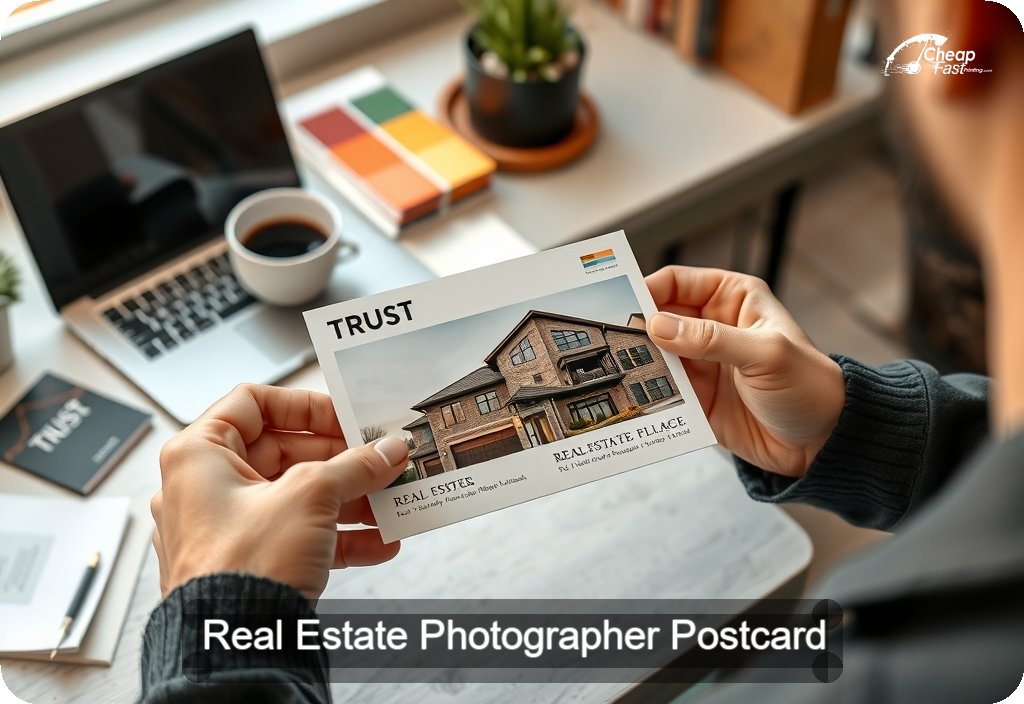 Real Estate Photographer Postcard Sample 03 · 4" x 6" design sample