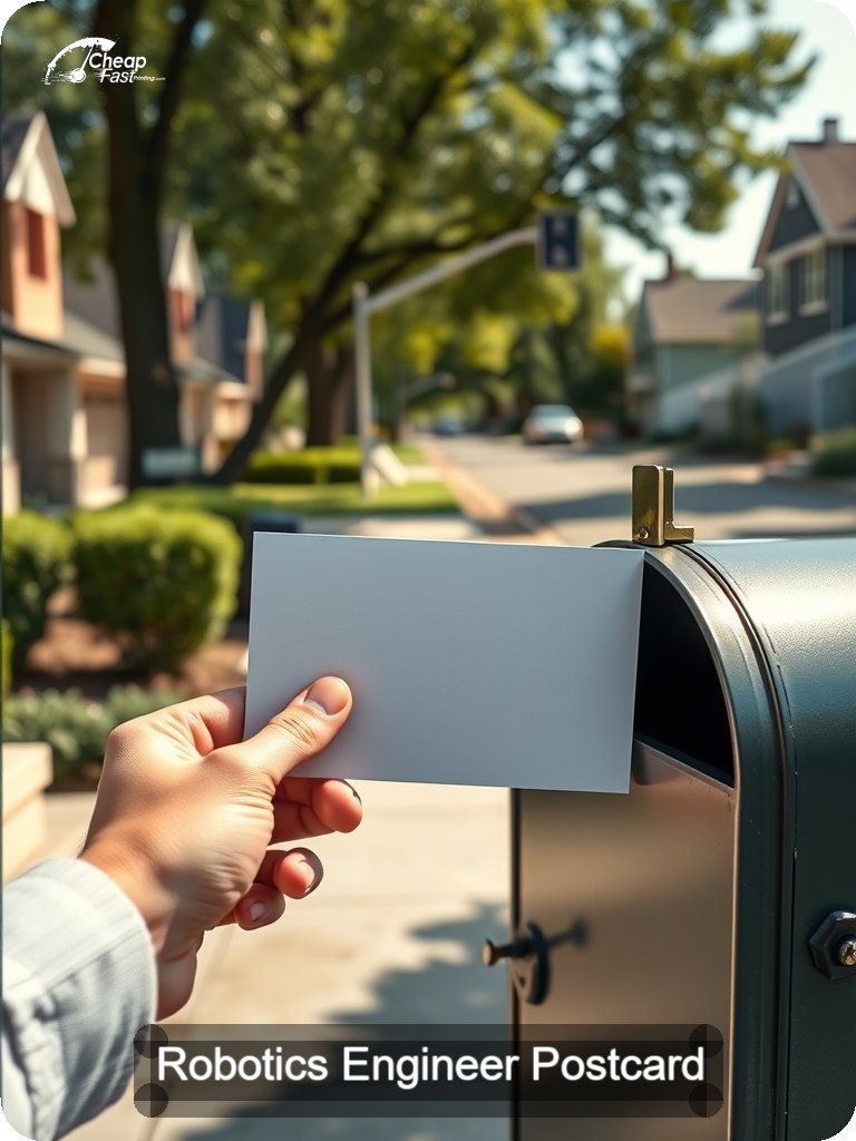 Robotics Engineer Postcard Sample 04 · 5" x 7" design sample