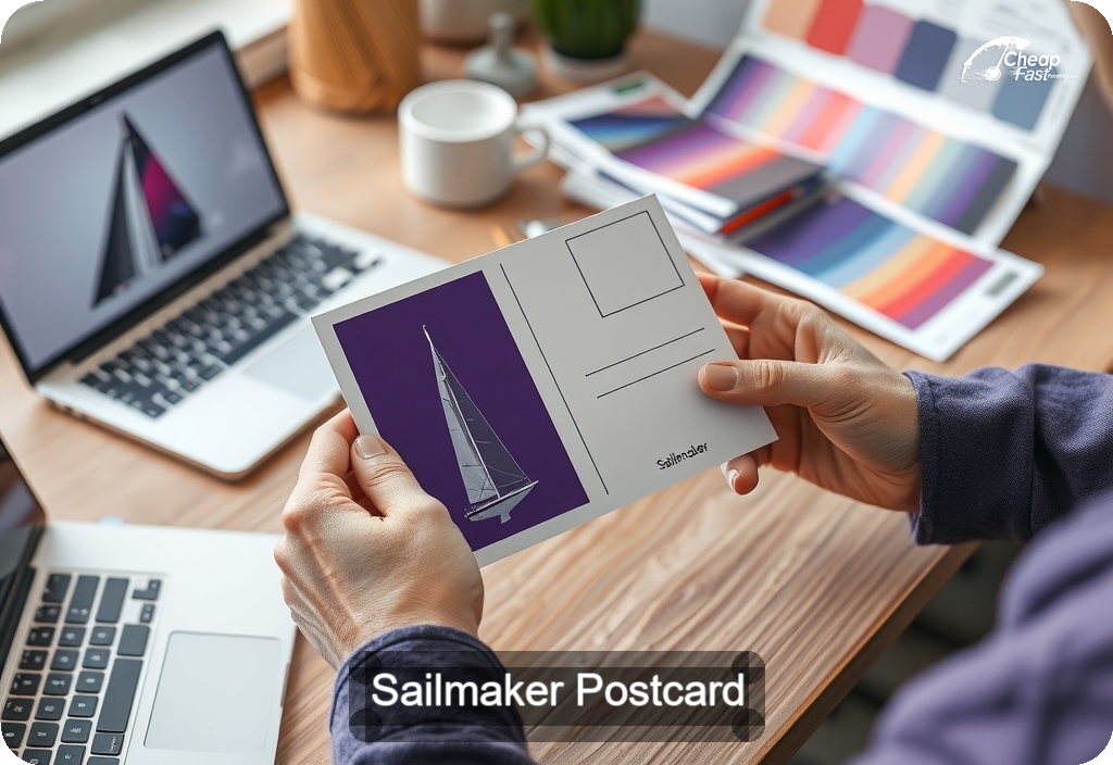 Sailmaker Postcard Sample 08 · 4" x 6" design sample