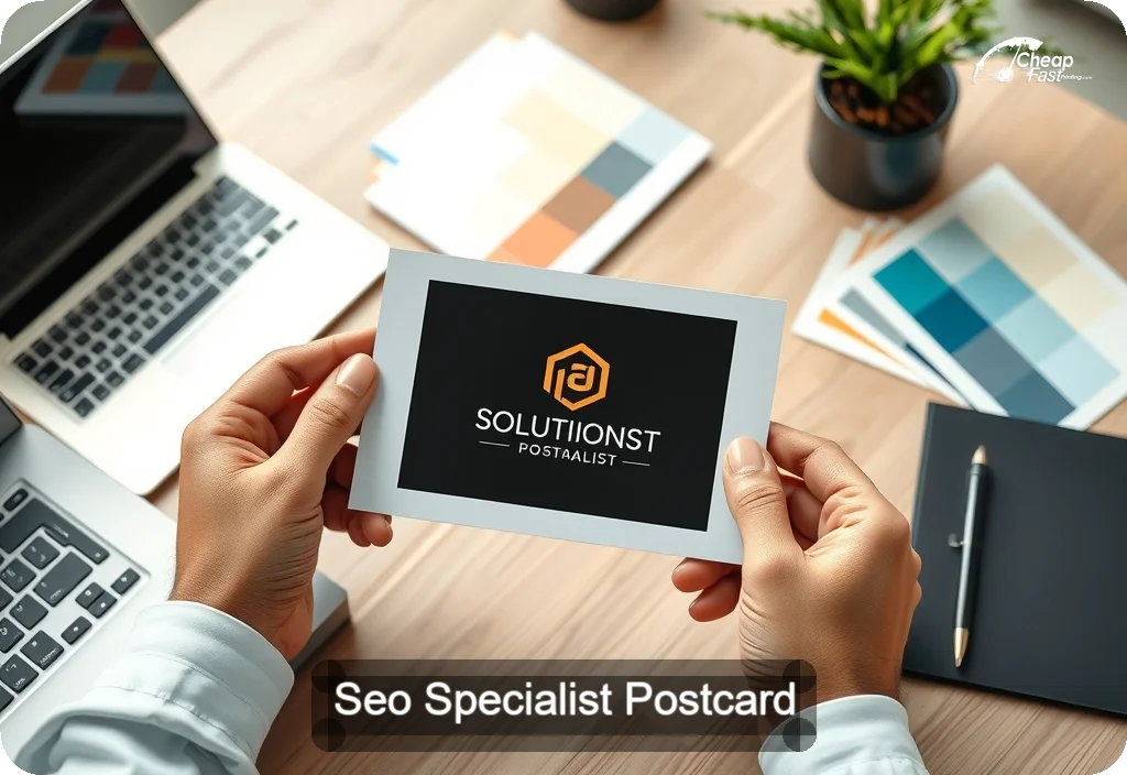 Seo Specialist Postcard Sample 06 · 4" x 6" design sample