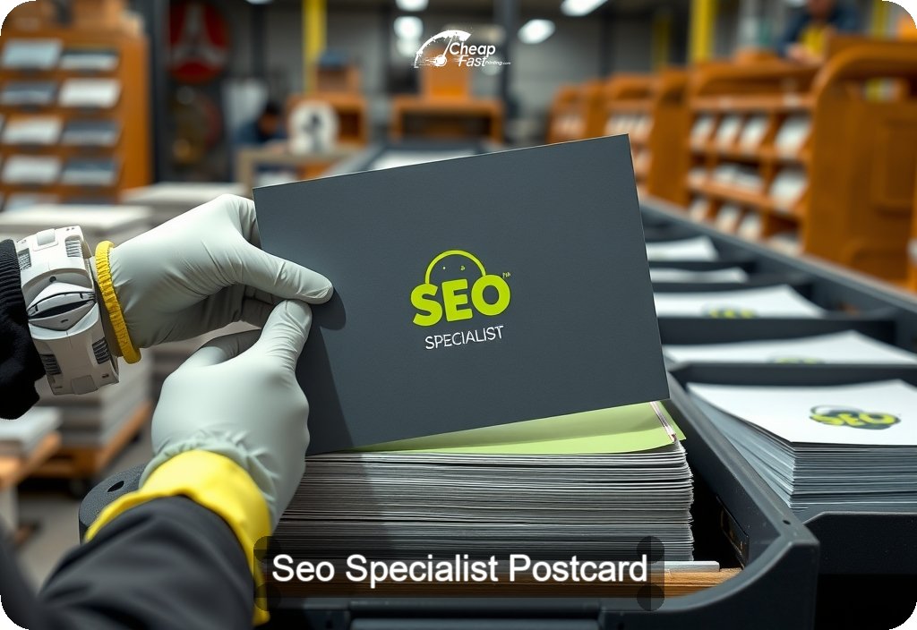 Seo Specialist Postcard Sample 09 · 6" x 11" design sample