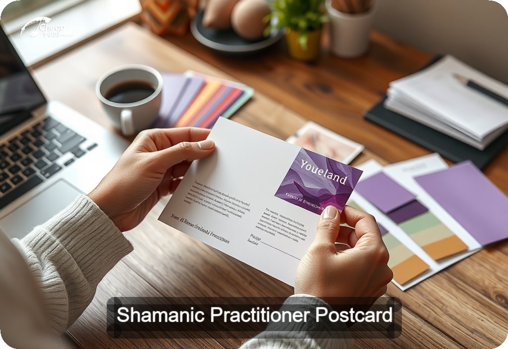 Shamanic Practitioner Postcard Sample 07 · 4" x 6" design sample
