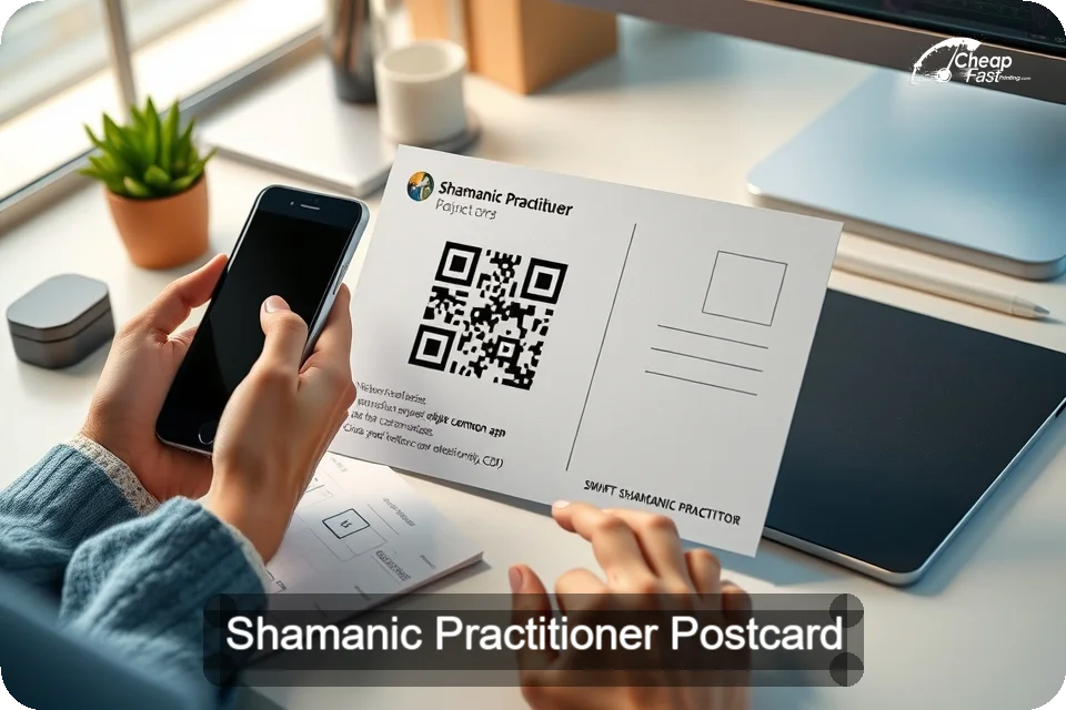 Shamanic Practitioner Postcard Sample 09 · 6" x 9" design sample