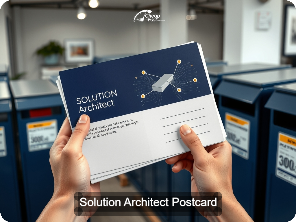 Solution Architect Postcard Sample 02 · 6.5" x 9" design sample