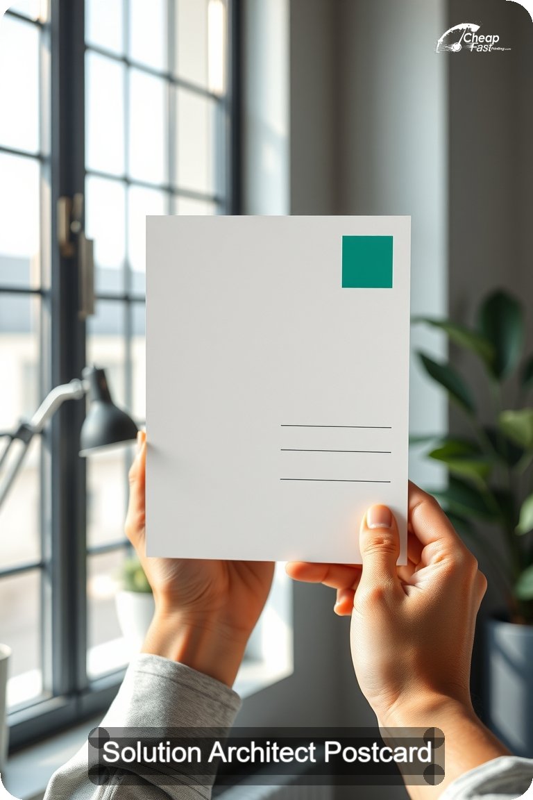 Solution Architect Postcard Sample 03 · 4.5" x 11" design sample