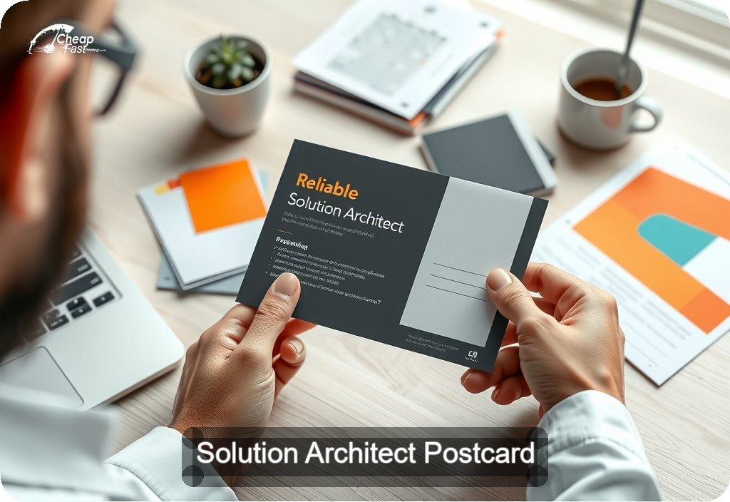 Solution Architect Postcard Sample 04 · 4" x 6" design sample